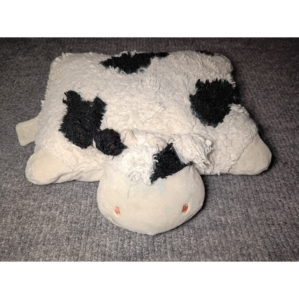 Vintage 2010 Pillow Pets Pee-Wees Cow Plush